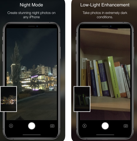 تطبيق Nightcam - التصوير بالوضع الليلي في الايفون