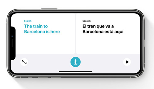 iOS 14 - تطبيق الترجمة