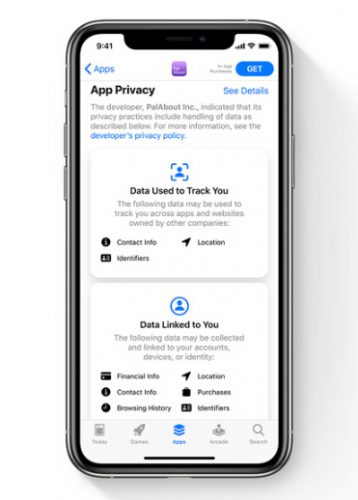 الخصوصية في تحديث iOS 14