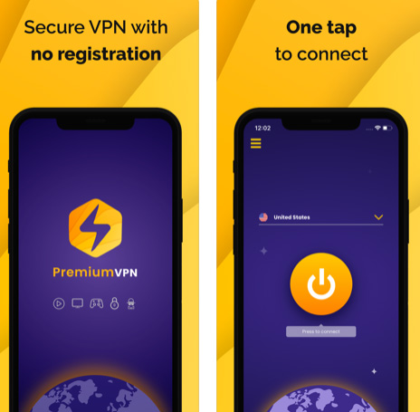 تطبيق Premium VPN - خدمة VPN مميزة من أجل الايفون والايباد للاتصال الآمن الخفي بالإنترنت!
