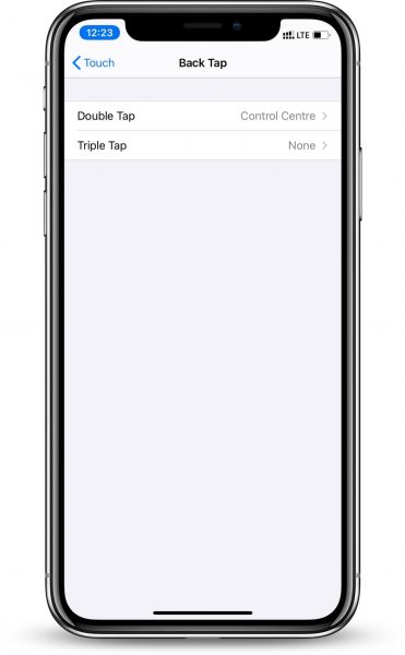 مميزات iOS 14 الخفية - النقر على ظهر الايفون