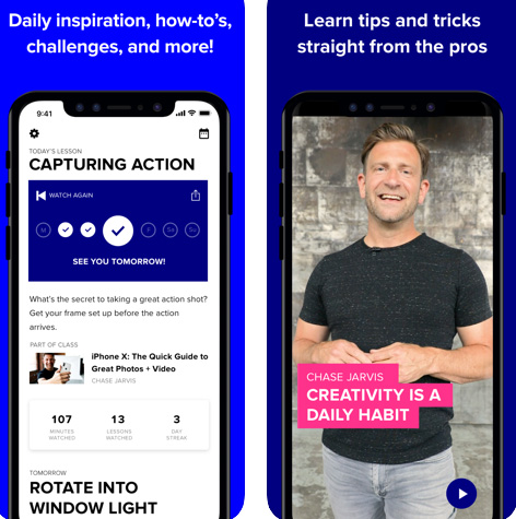 تطبيق DailyFocus دروس تعلم التصوير