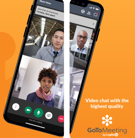 تطبيق GoToMeeting لمكالمات الفيديو الجماعية