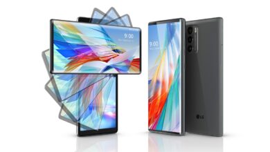 رسميًا – الكشف عن هاتف LG Wing مع شاشتين على شكل مروحة!