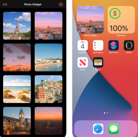 تطبيق Photo Widget - ويدجت على هيئة صور