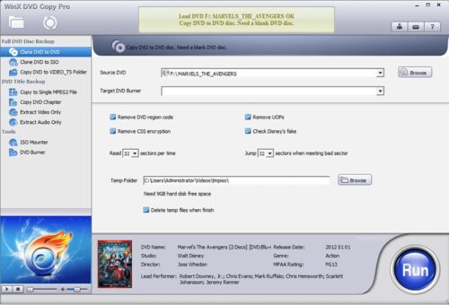 نسخ مجانية وخصم كبير على برنامج WinX DVD Copy Pro لصناعة نسخ احتياطية من اسطواناتك