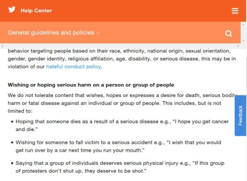 تويتر: سيتم حظر حساب أي شخص يتمنى الموت لدونالد ترامب!