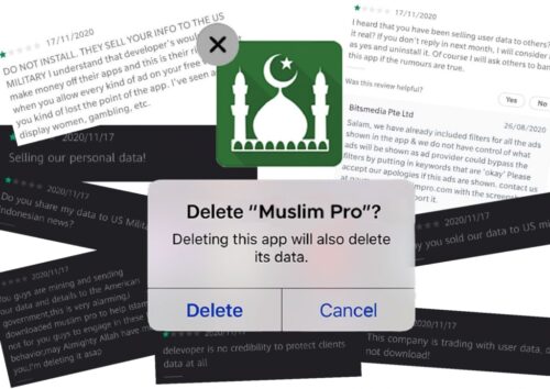 تطبيق Muslim Pro الغني عن التعريف قام ببيع بيانات 98 مليون مسلم للجيش الأمريكي!