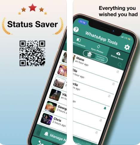 تطبيق Status Saver لتحميل حالات واتس اب