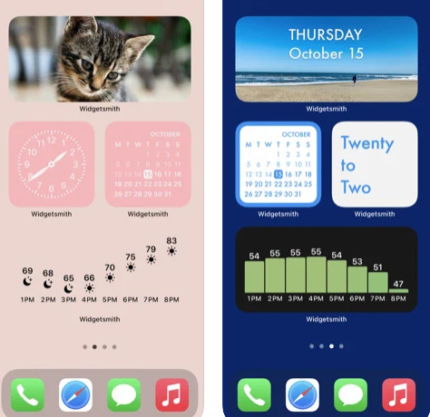 تطبيق Widgetsmith لتخصيص واجهة الايفون والايباد (الإصدار الثاني)