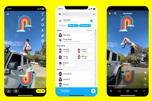 سناب شات يطلق تحديث Spotlight الضخم لمنافسة تيك توك ومنح المستخدمين مليون دولار يوميًا!