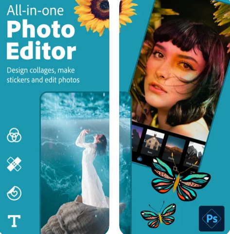 تطبيق Photoshop Express لتحرير الصور