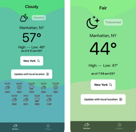 Weather Widget ويدجت الطقس