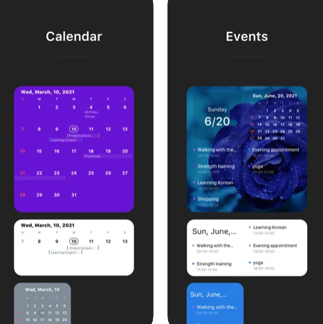 تطبيق Widget Calendar - ويدجت التقويم