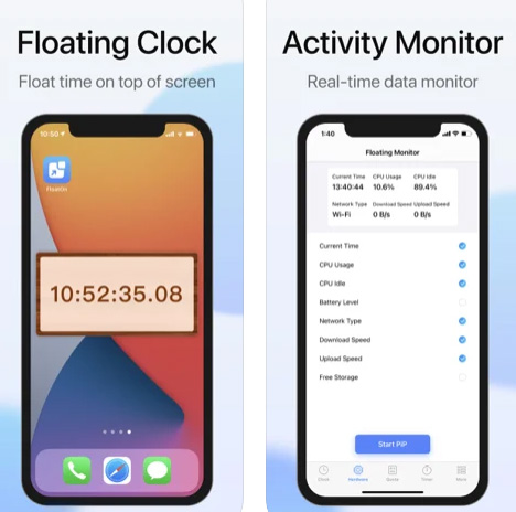 تطبيق FloatOn شاشة عائمة على الايفون والايباد