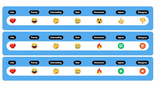 مثل فيسبوك - تويتر ينوي إضافة التفاعلات بالإيموجي على التغريدات!