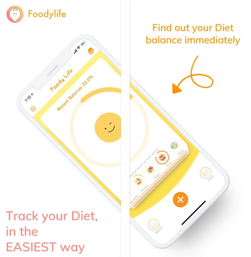 تطبيق FoodyLife - تتبع ما تأكل