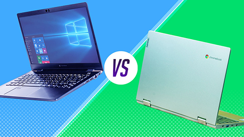أيهما أفضل لاستخداماتك : لاب توب بنظام ويندوز أم Chromebook