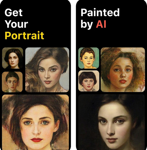 تطبيق PortraitAI - صورك بلوحة فنية