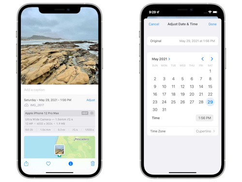 استعراض بيانات الصورة Metadata وتعديلها