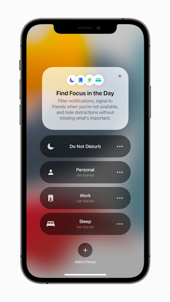 ميزة Focus في الايفون والايباد