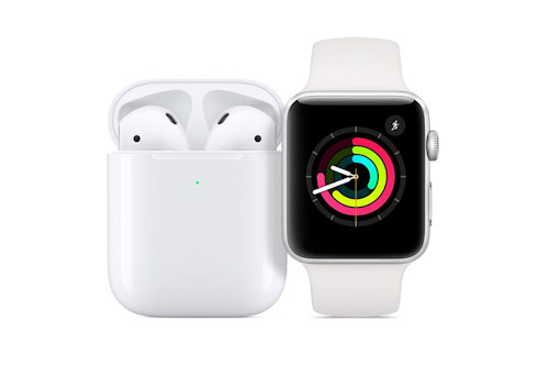 ساعة ابل و سماعات AirPods