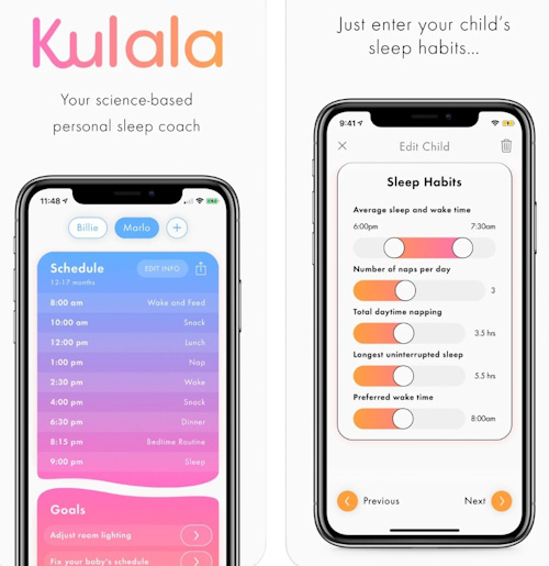 تطبيق Kulala - نوم كنوم الأطفال