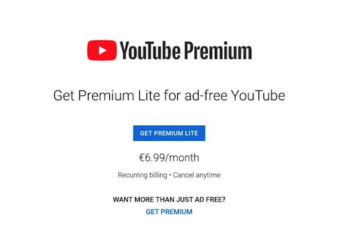 ما هو اشتراك يوتيوب بريميوم لايت YouTube Premium Lite؟
