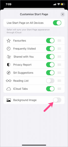 تحديث iOS 15 - كيفية وضع و تغيير خلفية متصفح سفاري!