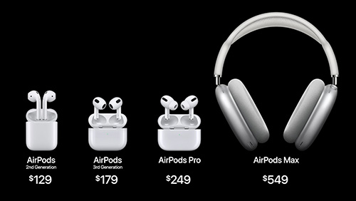 سماعات ابل AirPods 3 .. الإعلان عن الجيل الثالث!