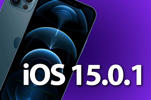 ابل تطلق تحديث iOS 15.0.1 لإصلاح بعض المشاكل!