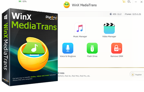 مراجعة WinX MediaTrans – أفضل البدائل لبرنامج iTunes وبخصم هائل