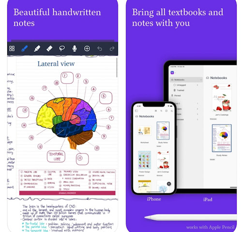 تطبيق Noteful لتسجيل الملاحظات على الايفون والايباد