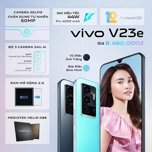 Vivo V23e - فيفو تُعلن بشكل رسمي عن أفضل هواتفها للفئة المتوسطة