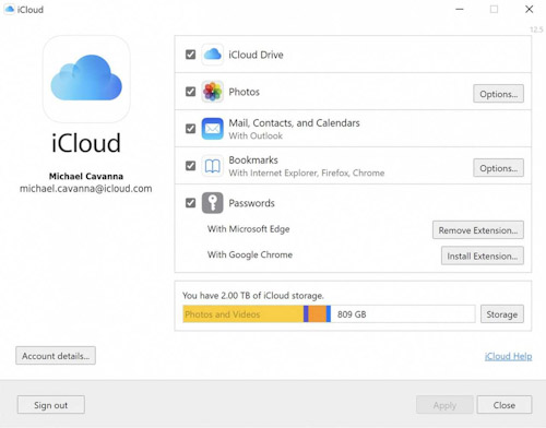 ابل تطلق برنامج iCloud 13 للويندوز مع مزايا جديدة!