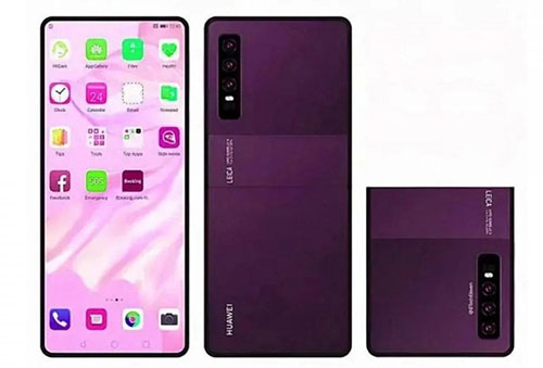 Huawei P50 Pocket - هاتف قابل للطي من هواوي مستوحى من تصميم Galaxy Z Flip 3!