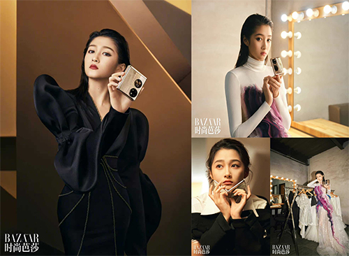 Huawei P50 Pocket - هاتف هواوي القابل للطي يتألق بتصميمه المذهل في العروض الرسمية