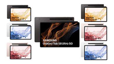 Galaxy Tap S8 - تسريب صور وخلفيات تابلت سامسونج المرتقب!
