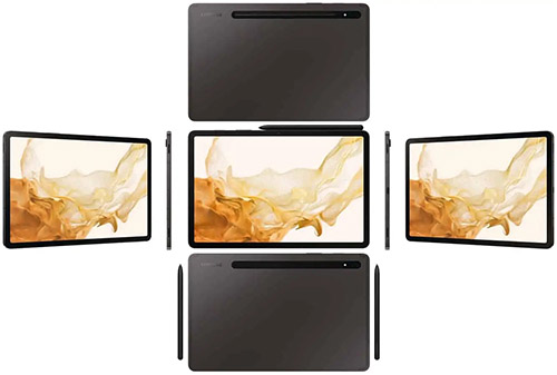 Galaxy Tap S8 - تسريب صور وخلفيات تابلت سامسونج المرتقب!