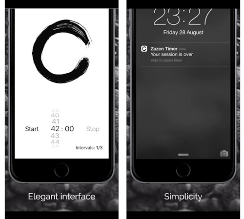 تطبيق Simple Zazen Timer للتأمل والاسترخاء