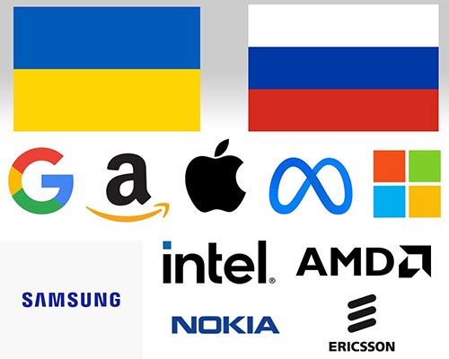 قائمة بجميع الشركات التقنية التي قررت حظر معاملاتها التجارية مع روسيا!