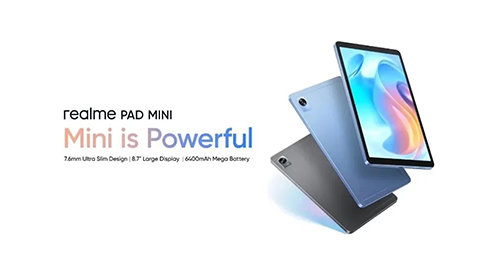 لأصحاب الميزانيات المحدودة - ريملي تُطلق تابلت Realme Pad Mini بمواصفات مميزة وسعر زهيد