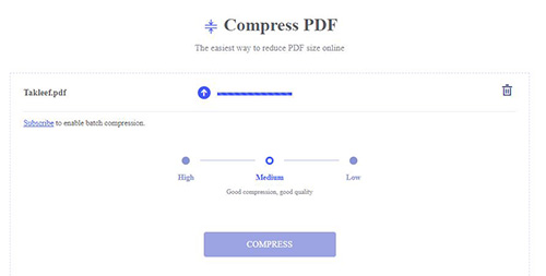 كيفية ضغط ملفات PDF