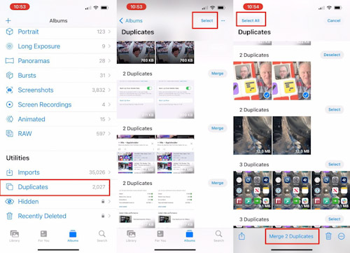 تحديث iOS 16 - كيفية حذف الصور المكررة بسهولة
