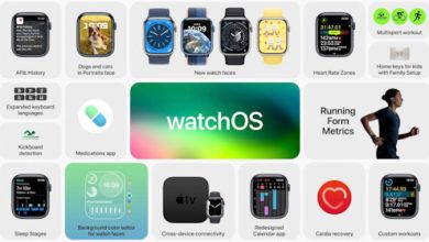 إصدارات ساعة ابل التي تدعم تحديث watchOS 9 الجديد