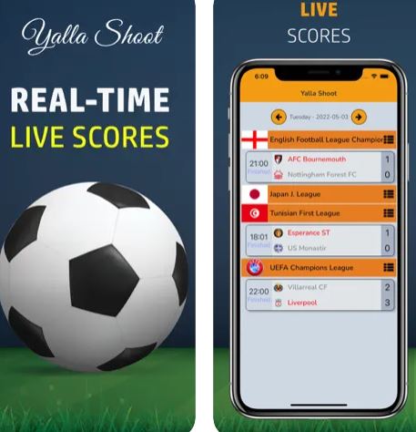 تطبيق Yalla Shoot لمتابعة المباريات