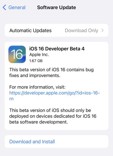 تحديث iOS 16 - ما الجديد في النسخة التجريبية الرابعة Beta 4 ؟