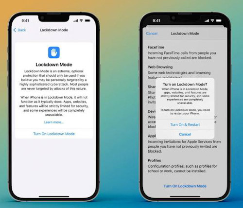 تحديث iOS 16 - ما هو وضع قفل الأمان Lockdown Mode الجديد؟ 