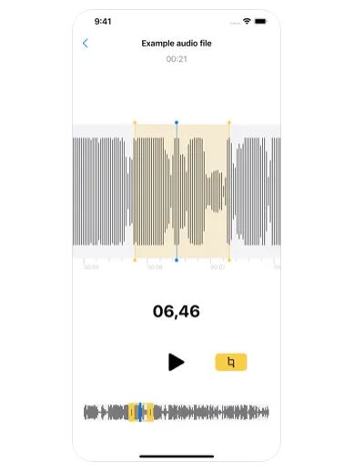 تطبيق Audio Trimmer - تقطيع الصوت