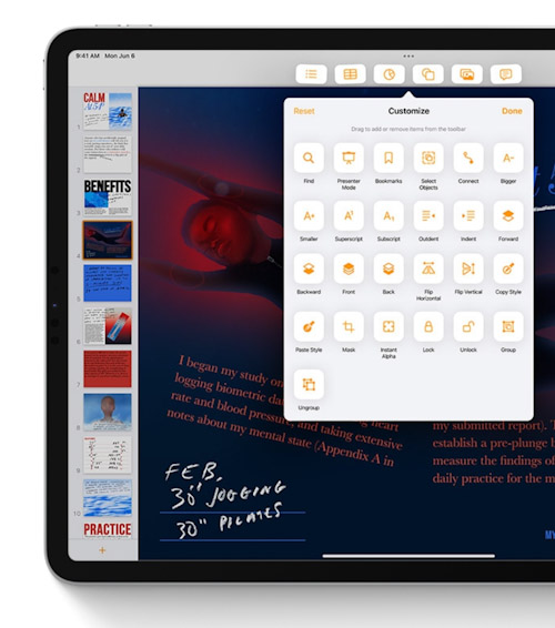 تحديث iPadOS 16 - تحسين تطبيقات الايباد 